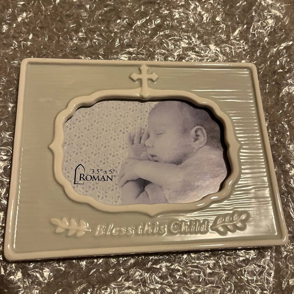 Religious baptism Photo Frame - Bless This Child